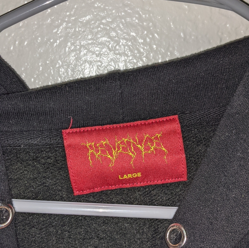 Revenge Black and Red Hoodie
